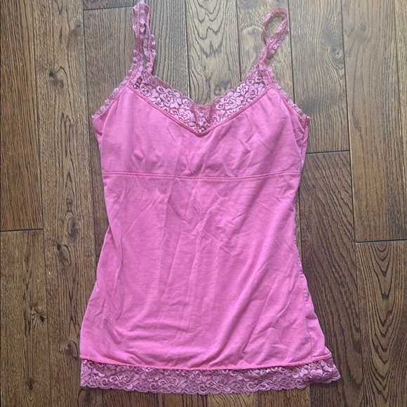 Streetwear Society Tops - Streetwear Society Pink Lace Camisole